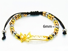 HY Wholesale Rosary Bracelets Stainless Steel 316L-HY76B0814ND