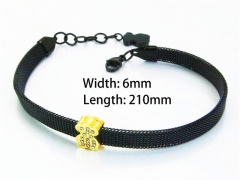 HY Wholesale Stainless Steel 316L Bracelets (18K-Gold Color)-HY90B0231HNX