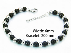 HY Wholesale Rosary Bracelets Stainless Steel 316L-HY76B0418LV