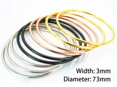 HY Jewelry Wholesale Stainless Steel 316L Bangle (Merger)-HY58B0109HNX