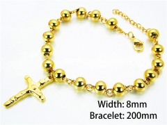 HY Wholesale Rosary Bracelets Stainless Steel 316L-HY76B0521ML