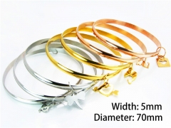 HY Jewelry Wholesale Stainless Steel 316L Bangle (Merger)-HY58B0124HMD