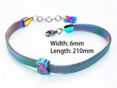 Stainless Steel 316L Bracelets (Colorful)-HY90B0229HNE