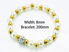 HY Wholesale Rosary Bracelets Stainless Steel 316L-HY76B0397LZ