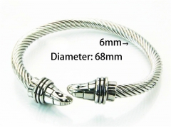 HY Jewelry Wholesale Stainless Steel 316L Bangle (Steel Wire)-HY22B0071ILQ