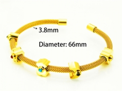 HY Jewelry Wholesale Stainless Steel 316L Bracelets (Gold Color)-HY90B0159ILC