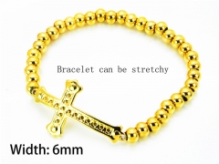 HY Wholesale Rosary Bracelets Stainless Steel 316L-HY76B0411MLX