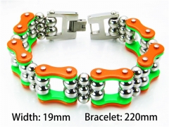 Stainless Steel 316L Bracelets (Bike Chain)-HY55B0178JKS