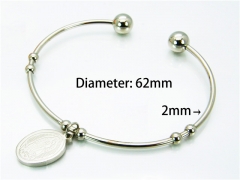HY Jewelry Wholesale Stainless Steel 316L Bangle (PDA Style)-HY58B0195LD