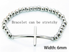 HY Wholesale Rosary Bracelets Stainless Steel 316L-HY76B0257LO