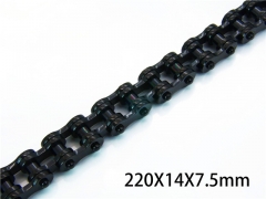 Stainless Steel 316L Bracelets (Bike Chain)-HY08B0102IMF