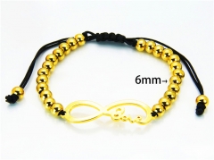 HY Wholesale Rosary Bracelets Stainless Steel 316L-HY76B0802NU
