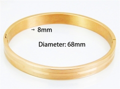 Stainless Steel 316L Bangle (Popular)-HY42B0010HDS