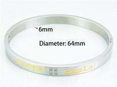 Stainless Steel 316L Bangle (Popular)-HY42B0033HJL
