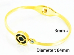 Stainless Steel 316L Bangle (Popular)-HY59B0855HIW