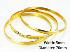 HY Jewelry Wholesale Stainless Steel 316L Bangle (Merger)-HY58B0136HJW