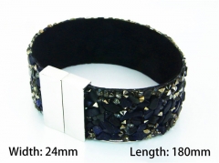 Wholesale Bracelets (Leather)  (Natural Crystal)-HY81B0448HLW