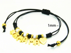HY Wholesale Stainless Steel 316L Bracelets (18K-Gold Color)-HY90B0141HME