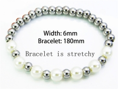 HY Wholesale Rosary Bracelets Stainless Steel 316L-HY76B0493KQ