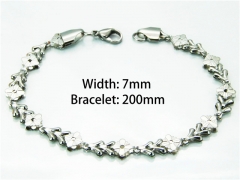 HY Wholesale Stainless Steel 316L Bracelets (Steel Color)-HY81B0177HWW