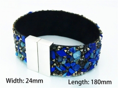 Wholesale Bracelets (Leather) (Natural Crystal)-HY81B0452HLD