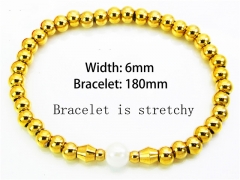 HY Wholesale Rosary Bracelets Stainless Steel 316L-HY76B0491LL