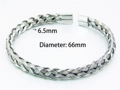 HY Jewelry Wholesale Stainless Steel 316L Bangle (Steel Wire)-HY59B0507NQ