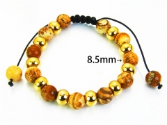 HY Wholesale Rosary Bracelets Stainless Steel 316L-HY76B1400MLT