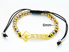 HY Wholesale Rosary Bracelets Stainless Steel 316L-HY76B0812NX