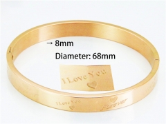 Stainless Steel 316L Bangle (Popular)-HY42B0014HDS