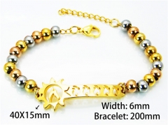 HY Wholesale Rosary Bracelets Stainless Steel 316L-HY76B0312NV