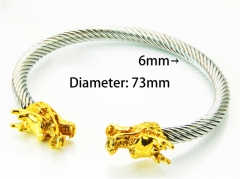 HY Jewelry Wholesale Stainless Steel 316L Bangle (Steel Wire)-HY22B0074INR