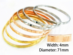 HY Jewelry Wholesale Stainless Steel 316L Bangle (Merger)-HY58B0112HJR