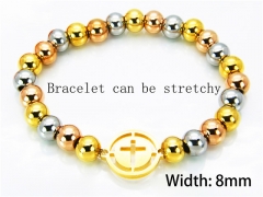HY Wholesale Rosary Bracelets Stainless Steel 316L-HY76B0251ML