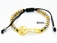 HY Wholesale Rosary Bracelets Stainless Steel 316L-HY76B0823NZ