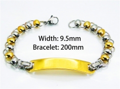 Stainless Steel 316L Bracelets (18K-Gold Color)-HY55B0669NQ