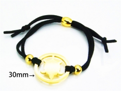 HY Wholesale Stainless Steel 316L Bracelets (18K-Gold Color)-HY81B0637PX
