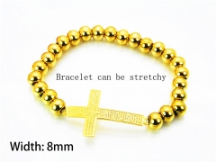 HY Wholesale Rosary Bracelets Stainless Steel 316L-HY76B0500MLW