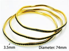 HY Jewelry Wholesale Stainless Steel 316L Bangle (Merger)-HY58B0127HIR