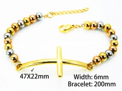 HY Wholesale Rosary Bracelets Stainless Steel 316L-HY76B0290NQ