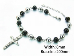 HY Wholesale Rosary Bracelets Stainless Steel 316L-HY76B0515MZ