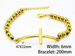 HY Wholesale Rosary Bracelets Stainless Steel 316L-HY76B0291NA