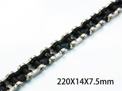 Stainless Steel 316L Bracelets (Bike Chain)-HY08B0103ILC