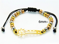 HY Wholesale Rosary Bracelets Stainless Steel 316L-HY76B0816ND