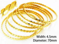 HY Jewelry Wholesale Stainless Steel 316L Bangle (Merger)-HY58B0105HLX