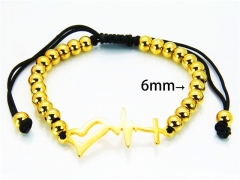 HY Wholesale Rosary Bracelets Stainless Steel 316L-HY76B0798NZ