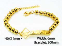 HY Wholesale Rosary Bracelets Stainless Steel 316L-HY76B0317NQ