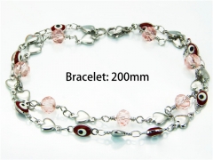 HY Wholesale Stainless Steel 316L Bracelets (Steel Color)-HY81B0163HHS