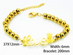 HY Wholesale Rosary Bracelets Stainless Steel 316L-HY76B0327NR