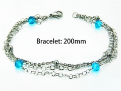 HY Wholesale Stainless Steel 316L Bracelets (Steel Color)-HY81B0168HHX